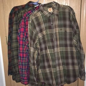 Assorted flannels